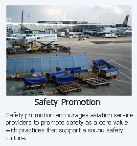 Aviation Safety Solutions encourage safety promotion activities by providing access to safety article training libaries to document employee activiities