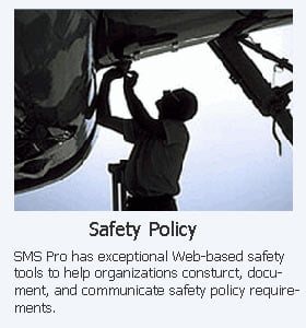Aviation Safety Policy and Objectives for ICAO SMS Programs