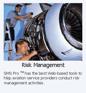 Aviation risk management software for airlines and airports