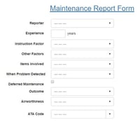 Maintenance report in aviation SMS Maintenance report in aviation SMS