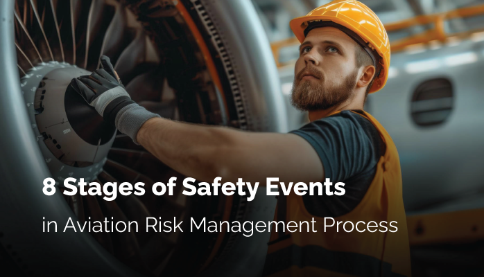 8 Stages of Safety Events in Aviation Risk Management Process