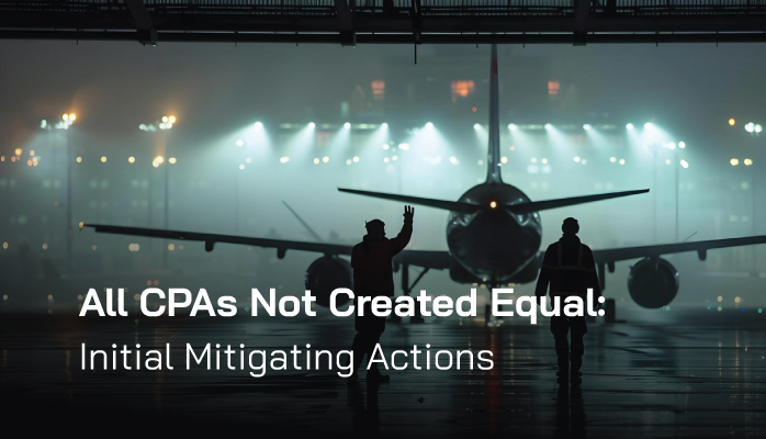 All Corrective Preventative Actions Not Created Equal: Initial Mitigating Actions