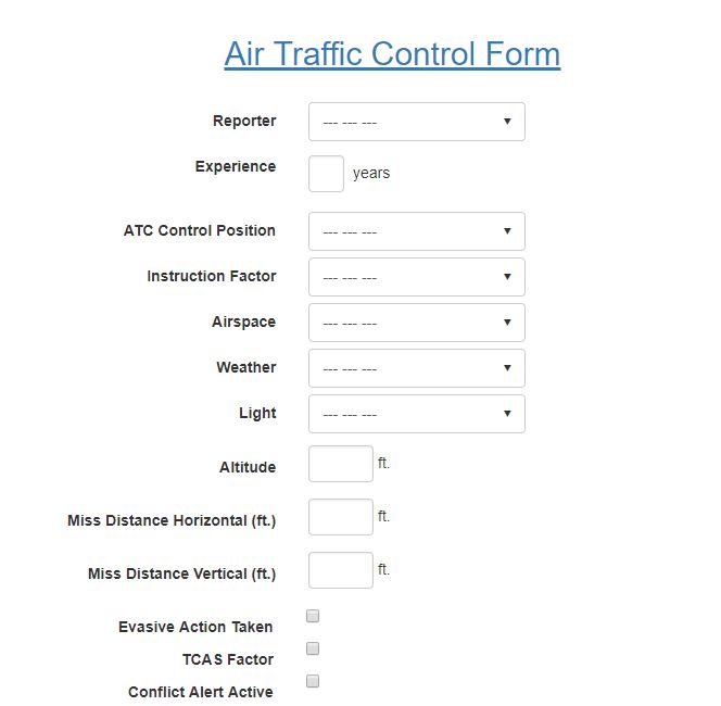 Air Traffic Control Report