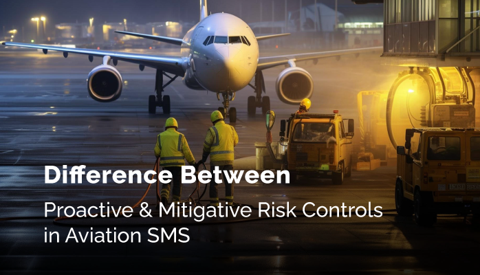 Difference between Proactive and Mitigative Risk Controls in Aviation SMS