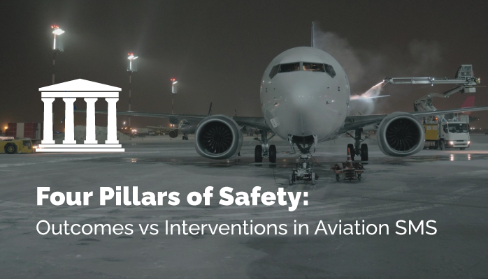 Four Pillars of Safety: Outcomes vs Interventions in Aviation SMS