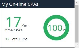 On-time CPA safety performance chart