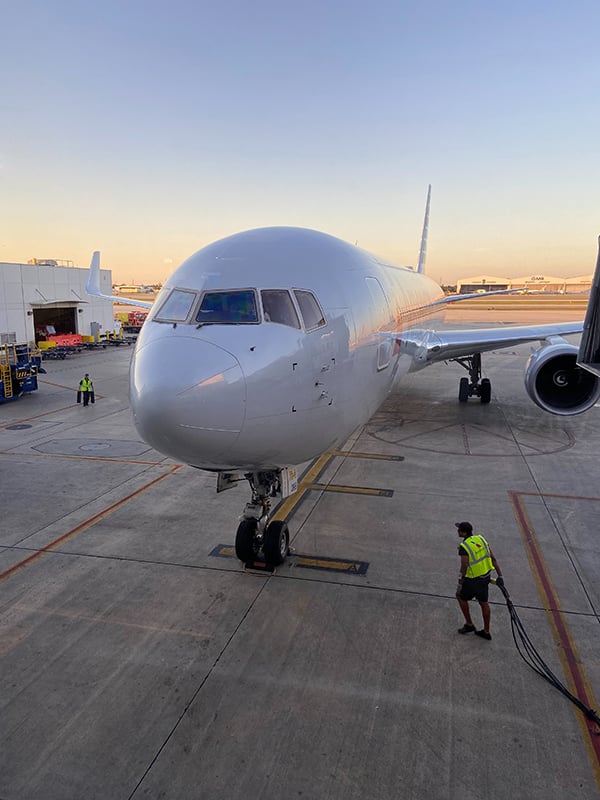 ground crew at airport