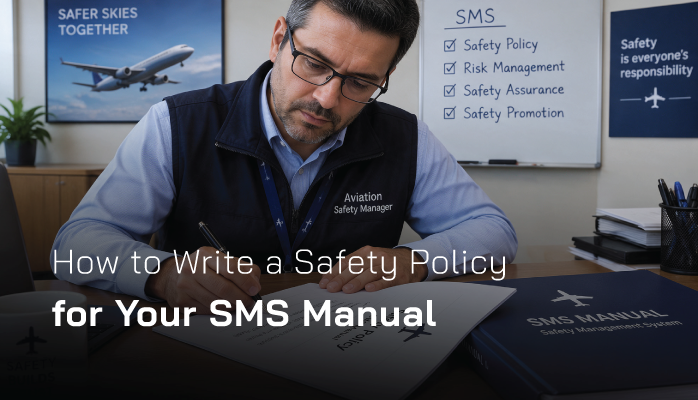 Create a compliant SMS safety policy with SMS Pro’s tips. Download free templates for FAA, EASA, ICAO standards. Create a compliant SMS safety policy with SMS Pro’s tips. Download free templates for FAA, EASA, ICAO standards.