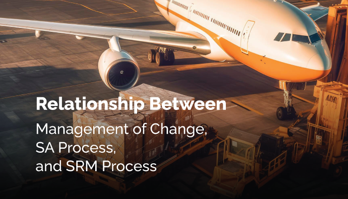 Relationship between Management of Change, SA Process, and SRM Process