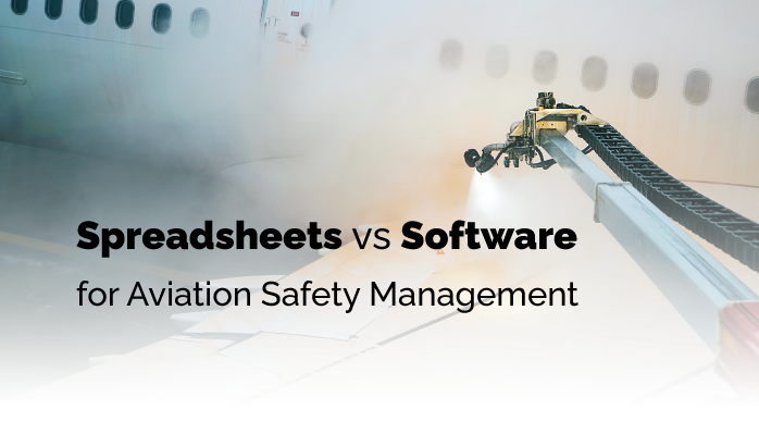 Spreadsheets SMS vs software SMS in aviation safety management