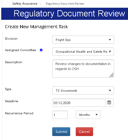 Regulatory Document Review